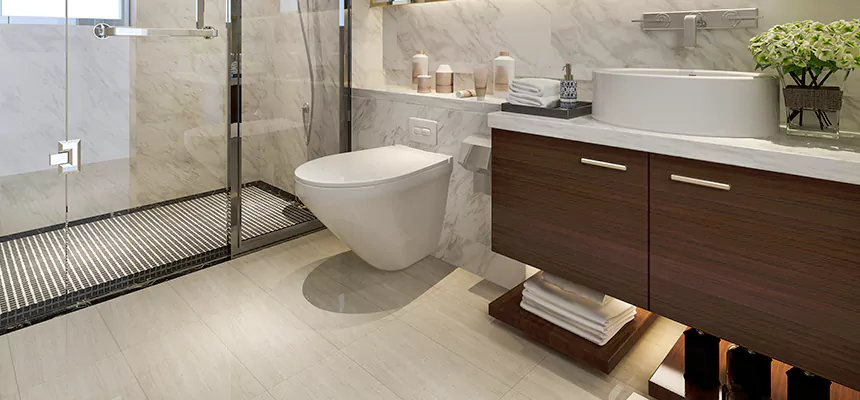 Burst Pipe Bathroom Cleanup in Brigantine